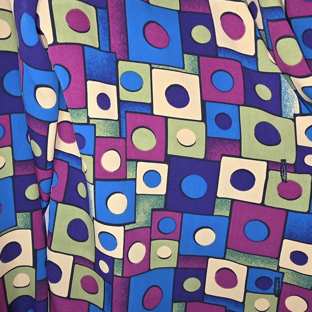Colorful Geometric Pattern Blazer - Picture 2 of 4